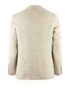 Aida Kavaj Linne Glencheckrutig Beige 48