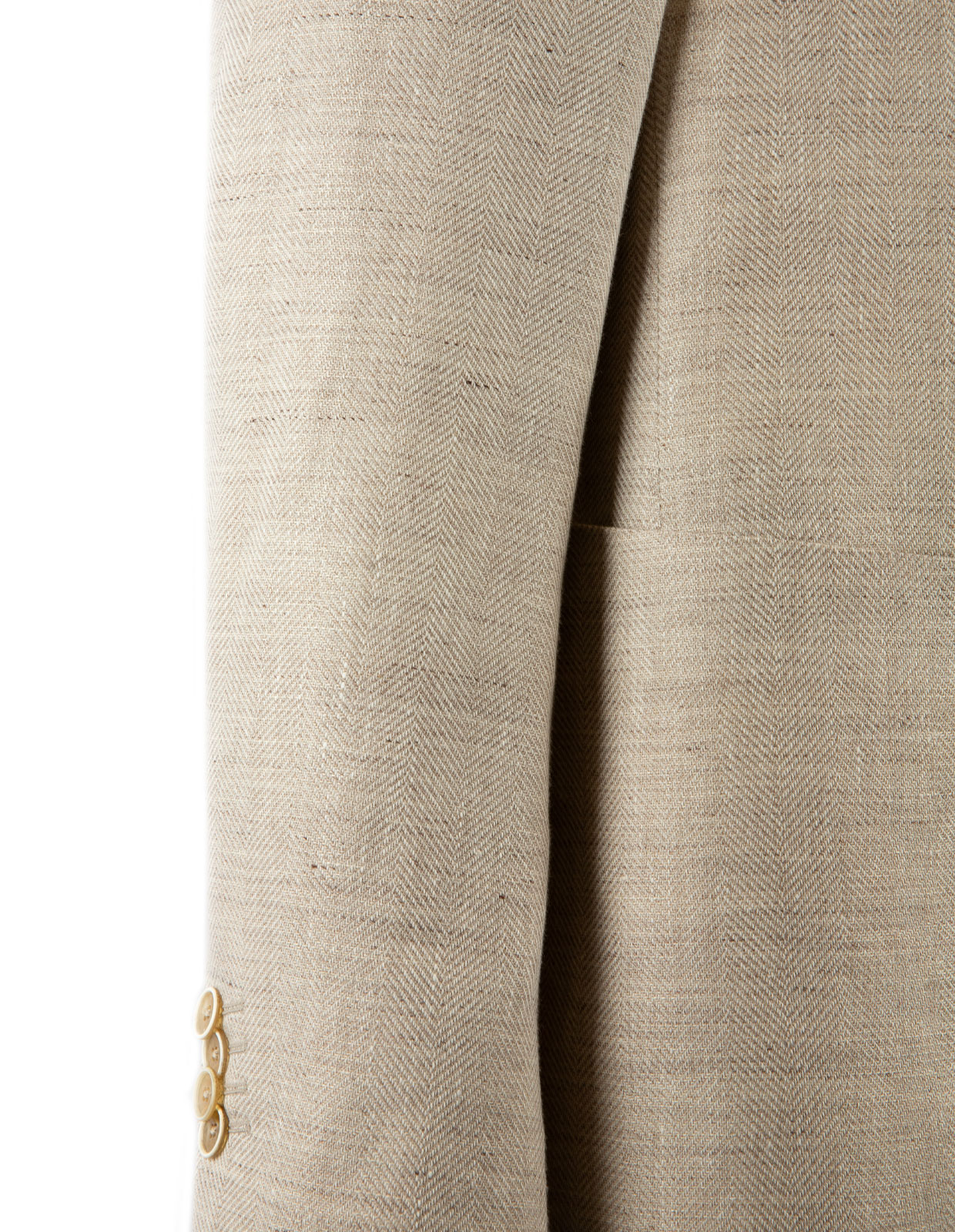 Aida Kavaj Linne Fiskbensmönster Beige 50