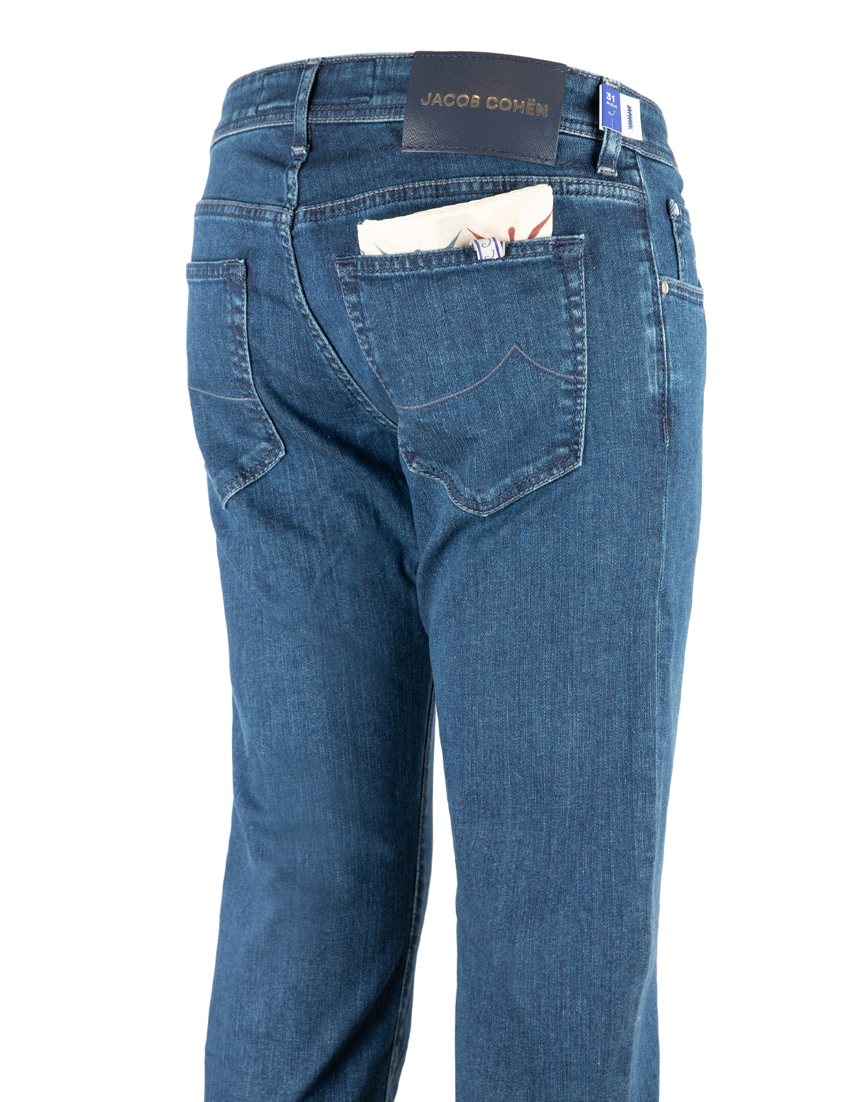 Nick 622 5Pkt Stretch Denim Blå 32"