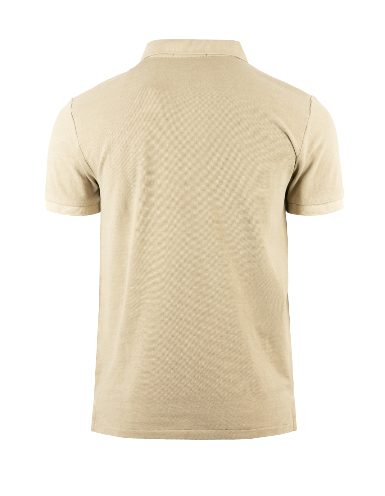 Custom Slim Fit Polo Piké Khakibeige