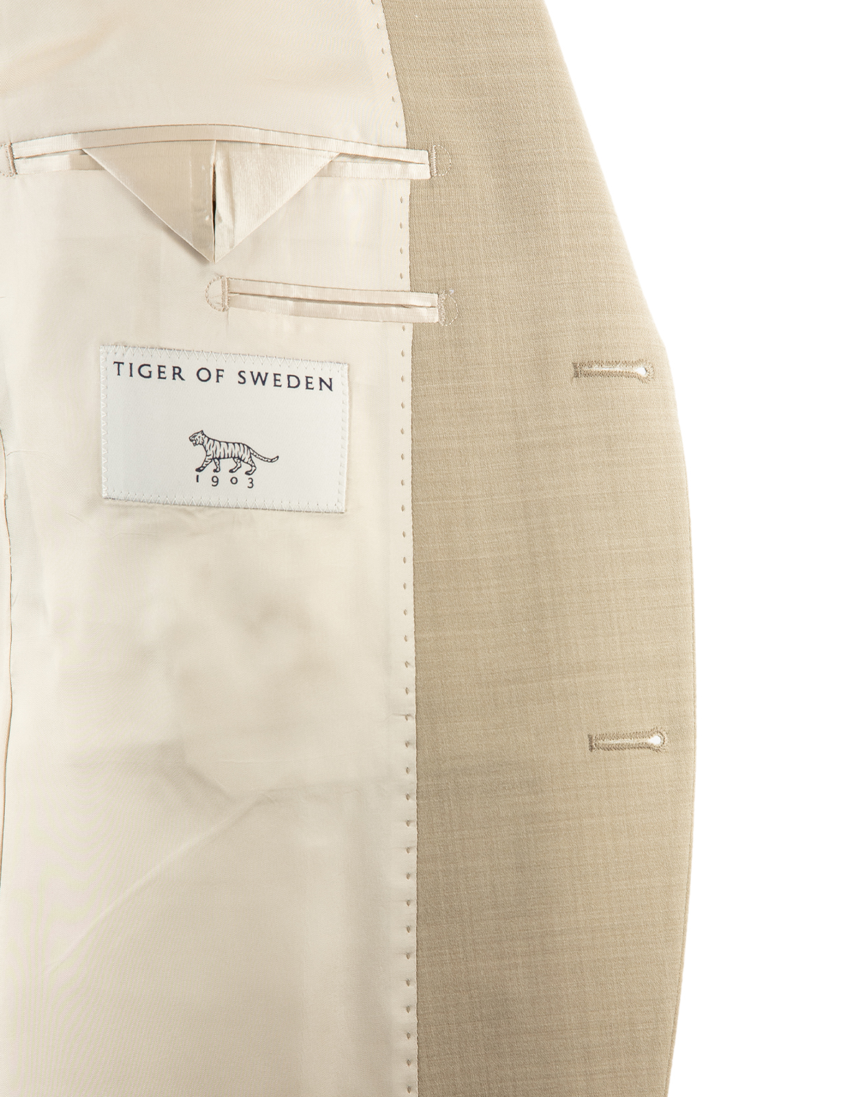 Justin Kavaj Mix & Match Ull Stretch Sand Beige