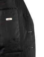 Aida Kostym Ull Kritstrecksrandig Navy