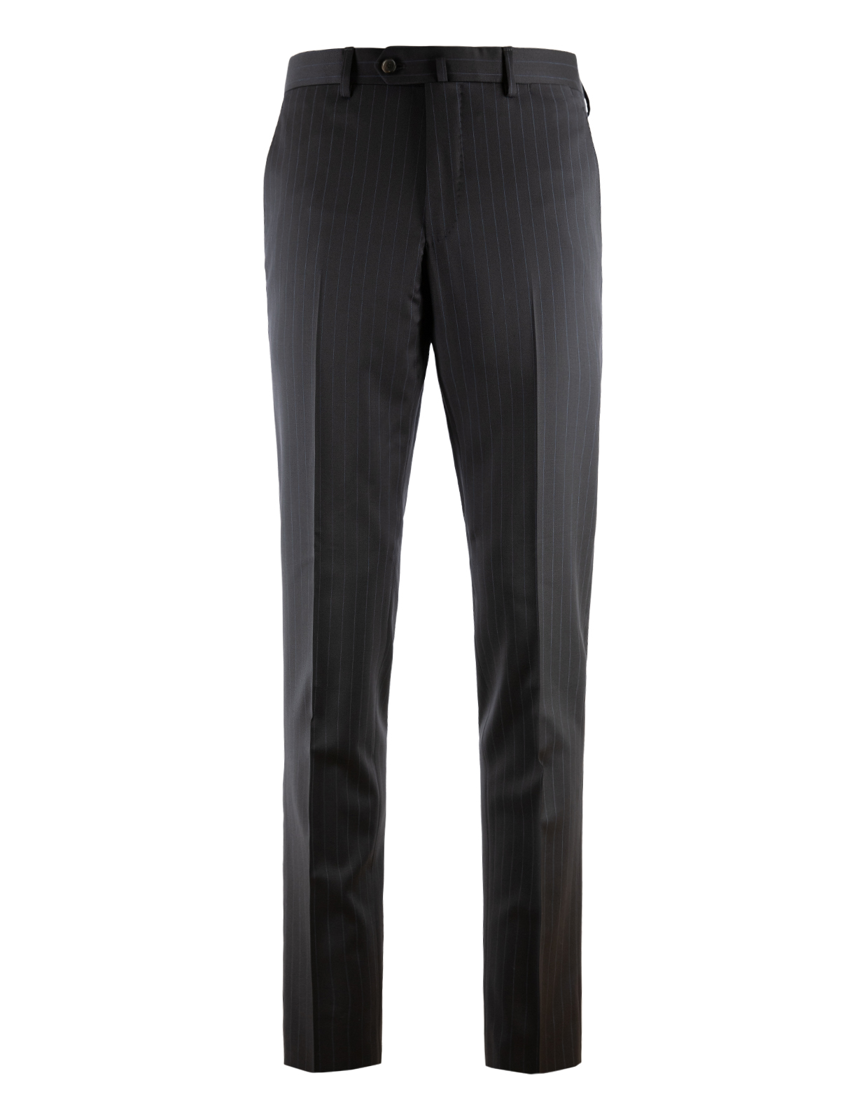 Aida Kostym Ull Kritstrecksrandig Navy