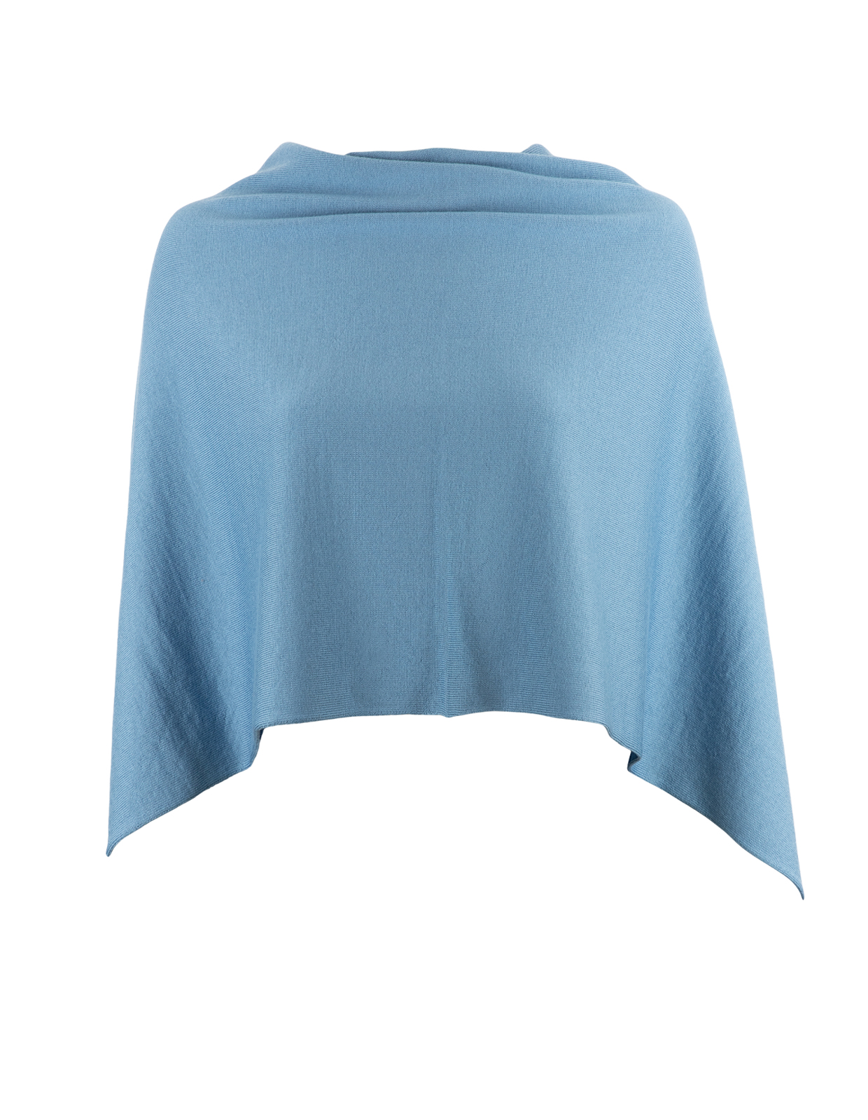 Paris Poncho Duvblå