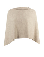 Paris Poncho Ljusbeige