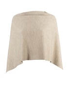 Paris Poncho Ljusbeige One Size
