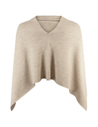 Paris Poncho Ljusbeige