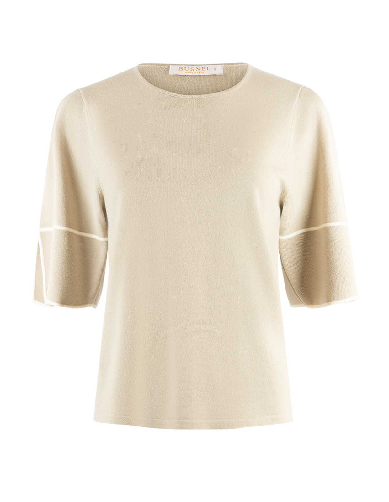 Malia Top Beige/Vit