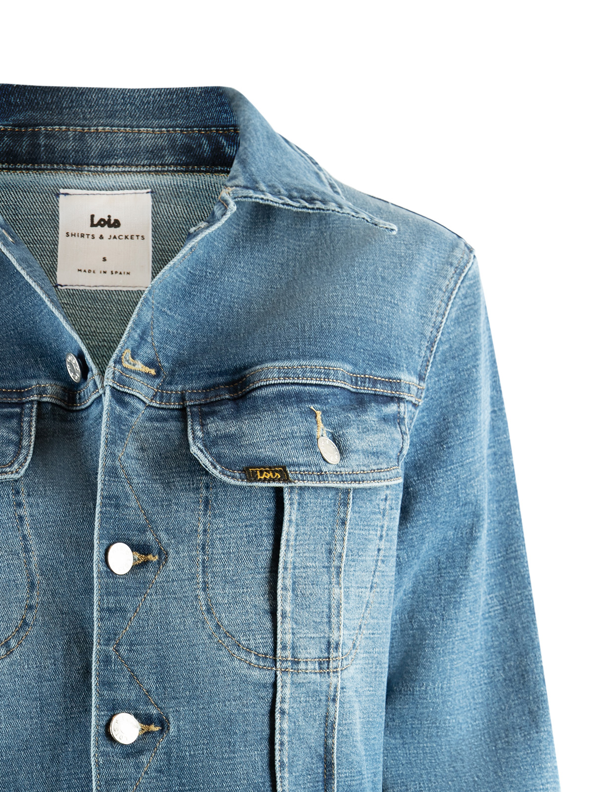 Torero Jeansjacka Mellanblå S