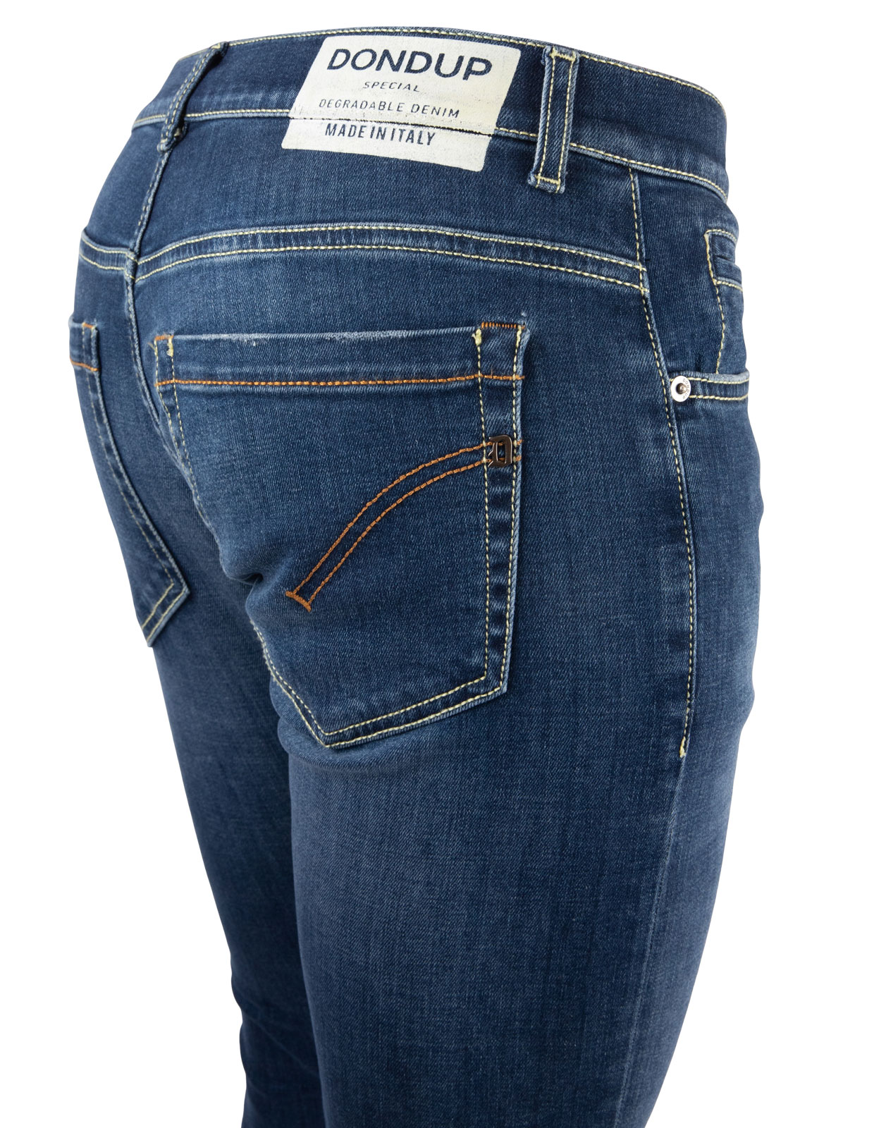 Skinny Jeans Denim Stretch Mid Blue