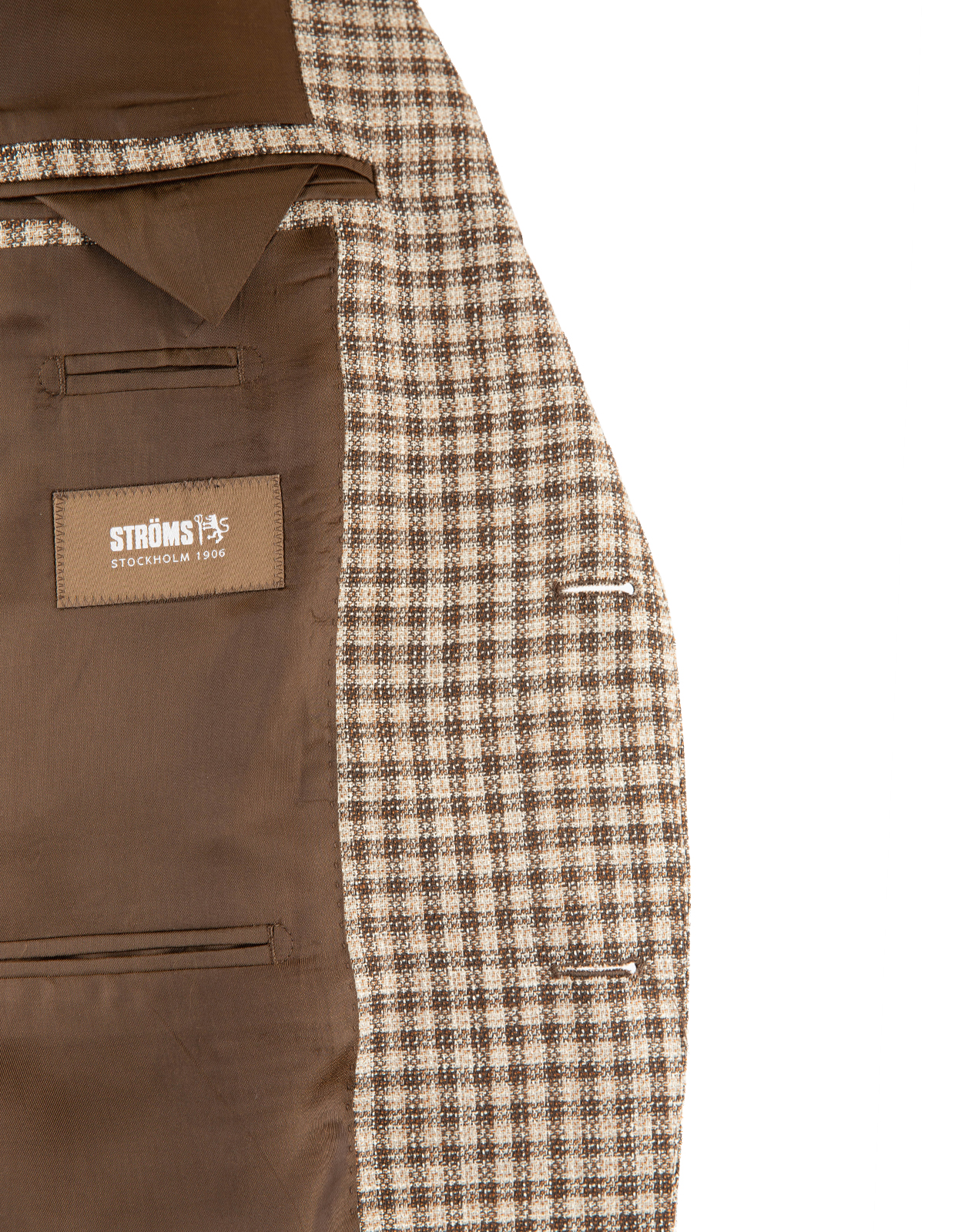 Firenze Kavaj Brun/Beige Rutig 54