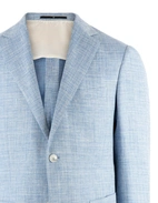 Sendrik-HL Kavaj Ull Linne Ljusblå 50