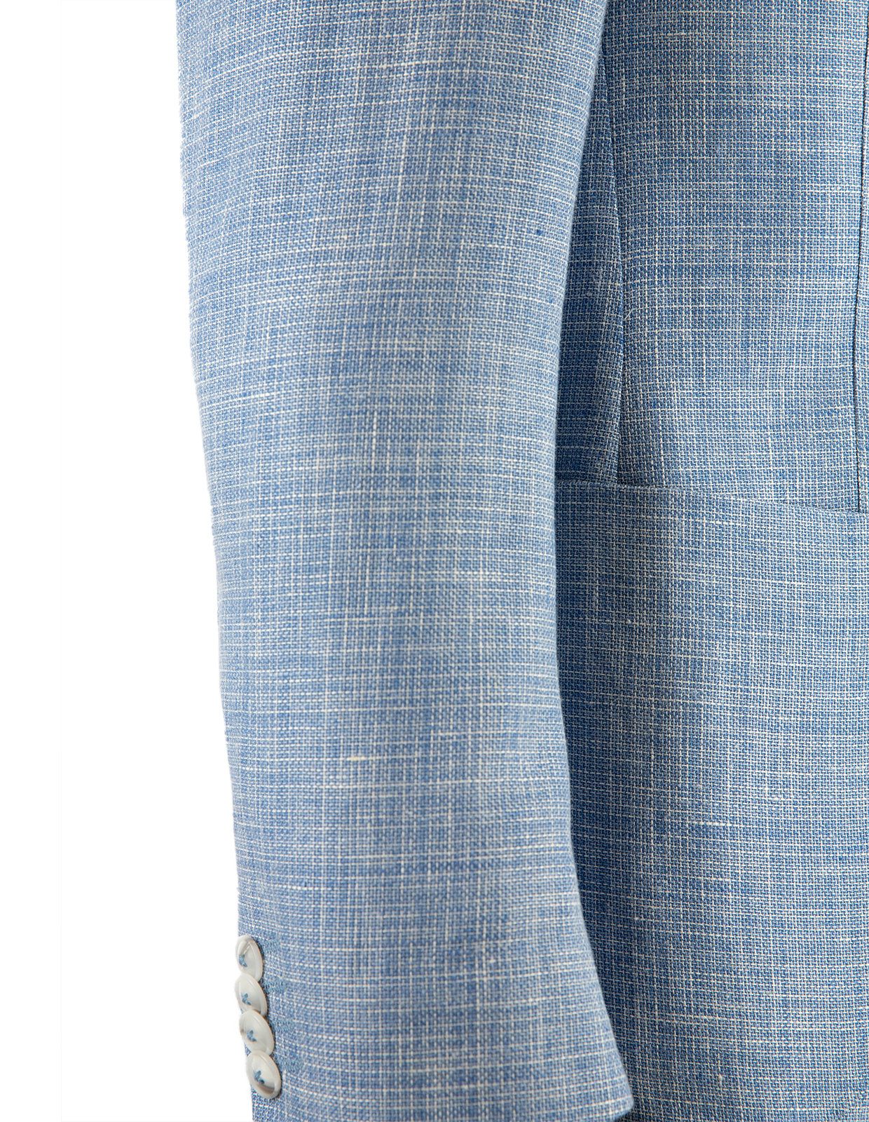 Sendrik-HL Kavaj Ull Linne Ljusblå 50