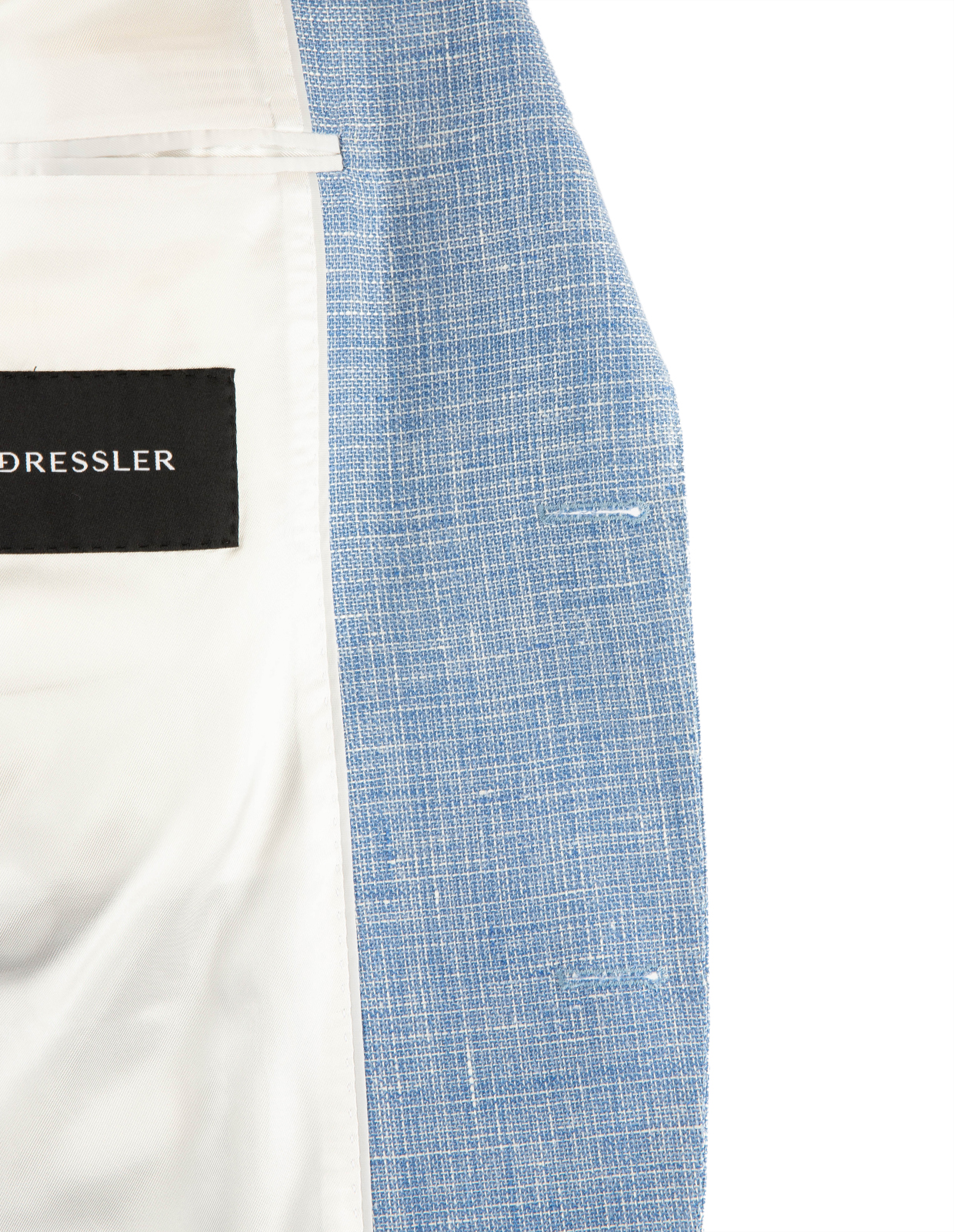 Sendrik-HL Kavaj Ull Linne Ljusblå 50