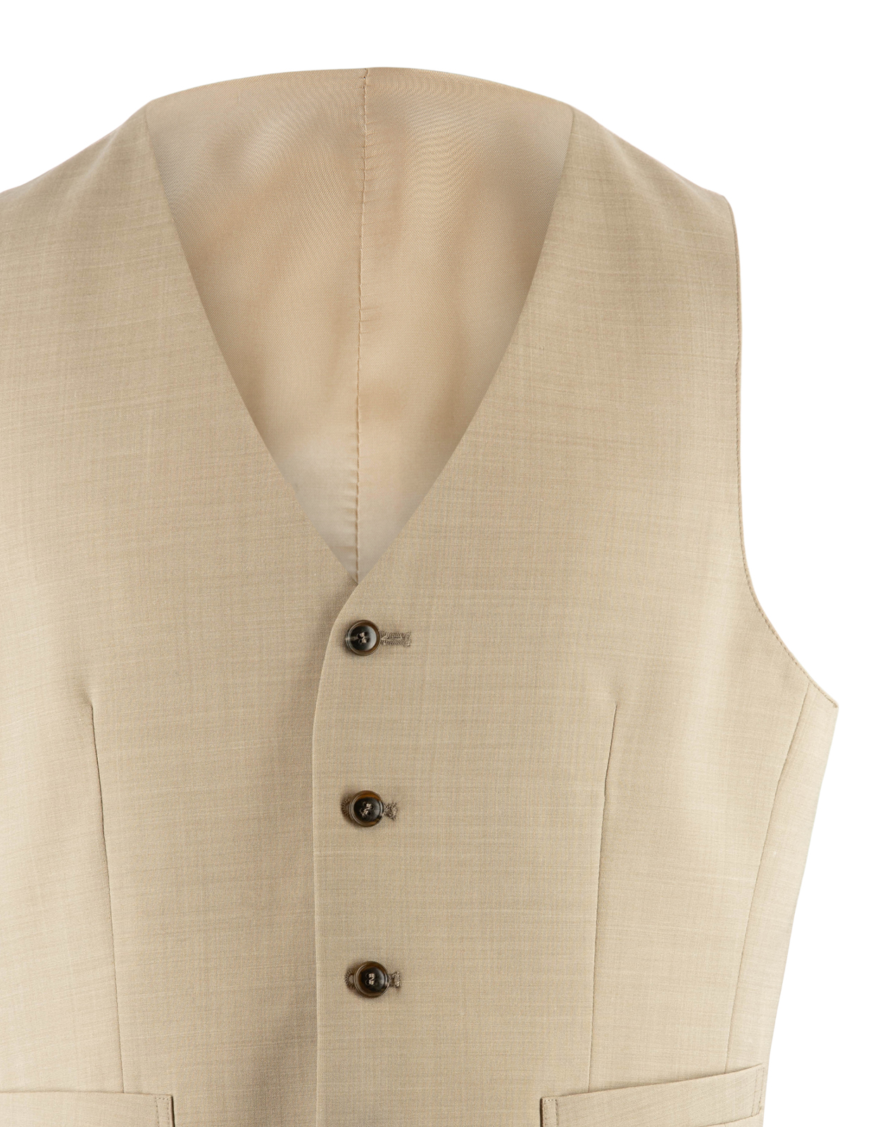 Wayde Väst Mix & Match Ull Stretch Sand Beige 52