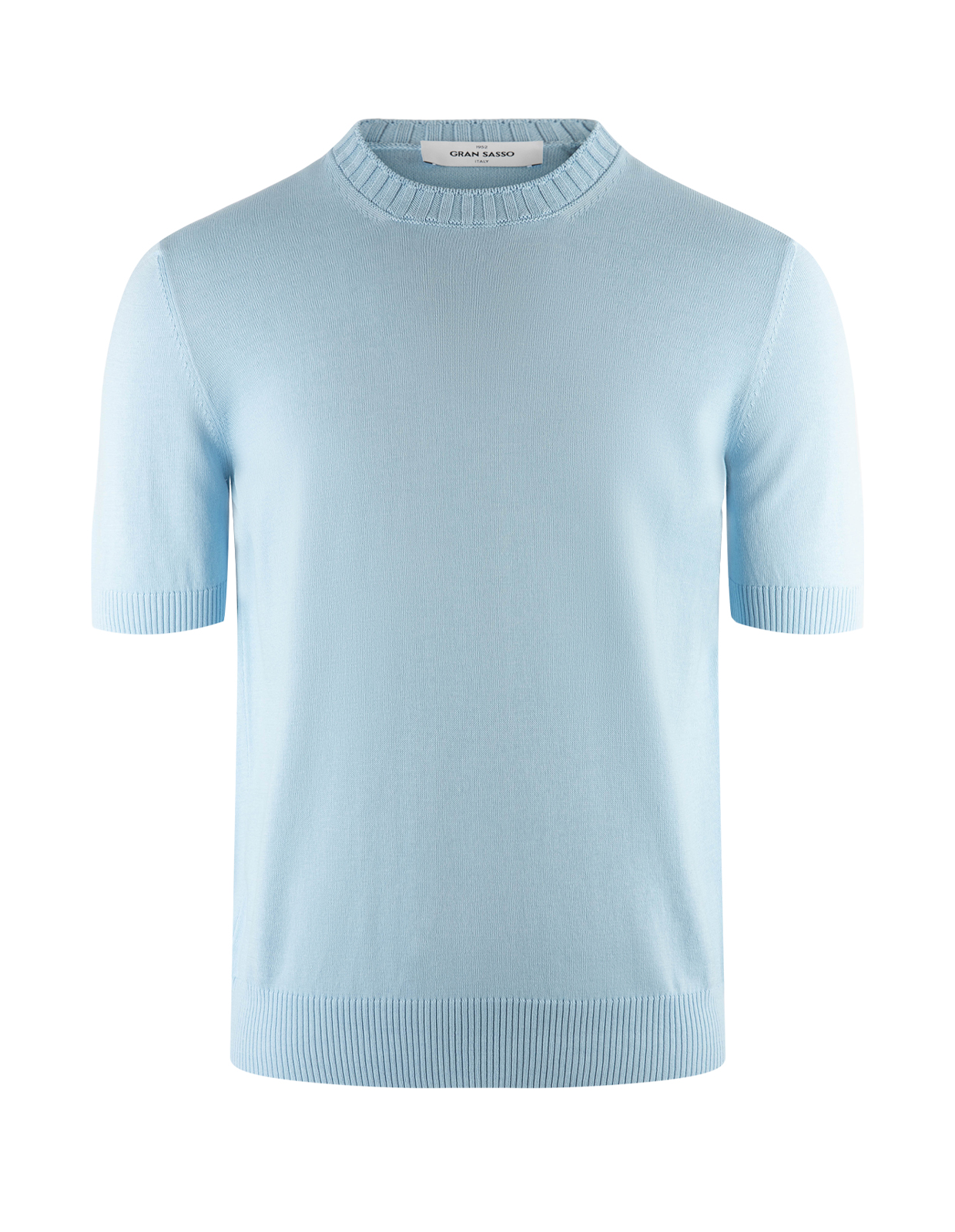 T-Shirt Stickad Ljusblå 54
