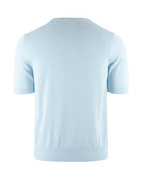 T-Shirt Stickad Ljusblå 56