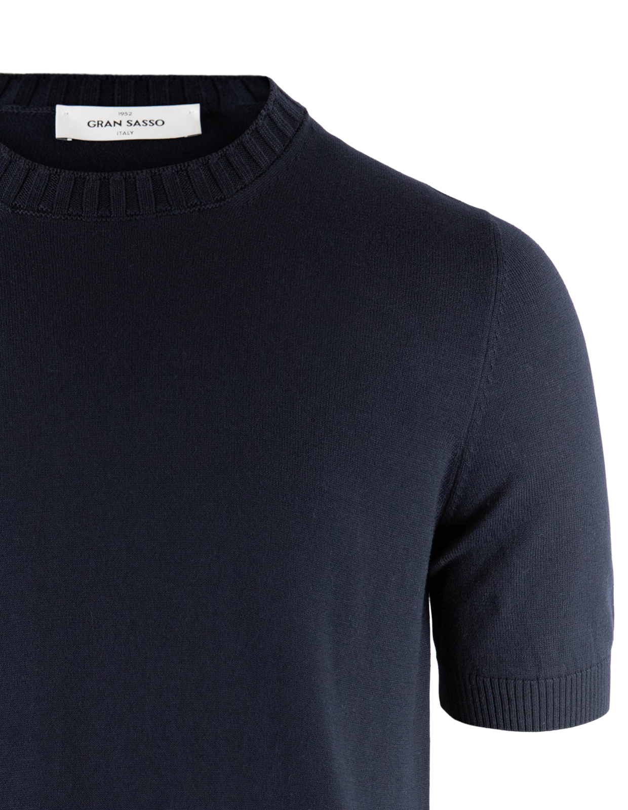 T-Shirt Stickad Navy