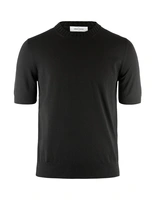T-Shirt Stickad Svart