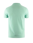 Pikétröja Custom Slim Fit Turkos M