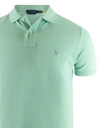 Pikétröja Custom Slim Fit Turkos M