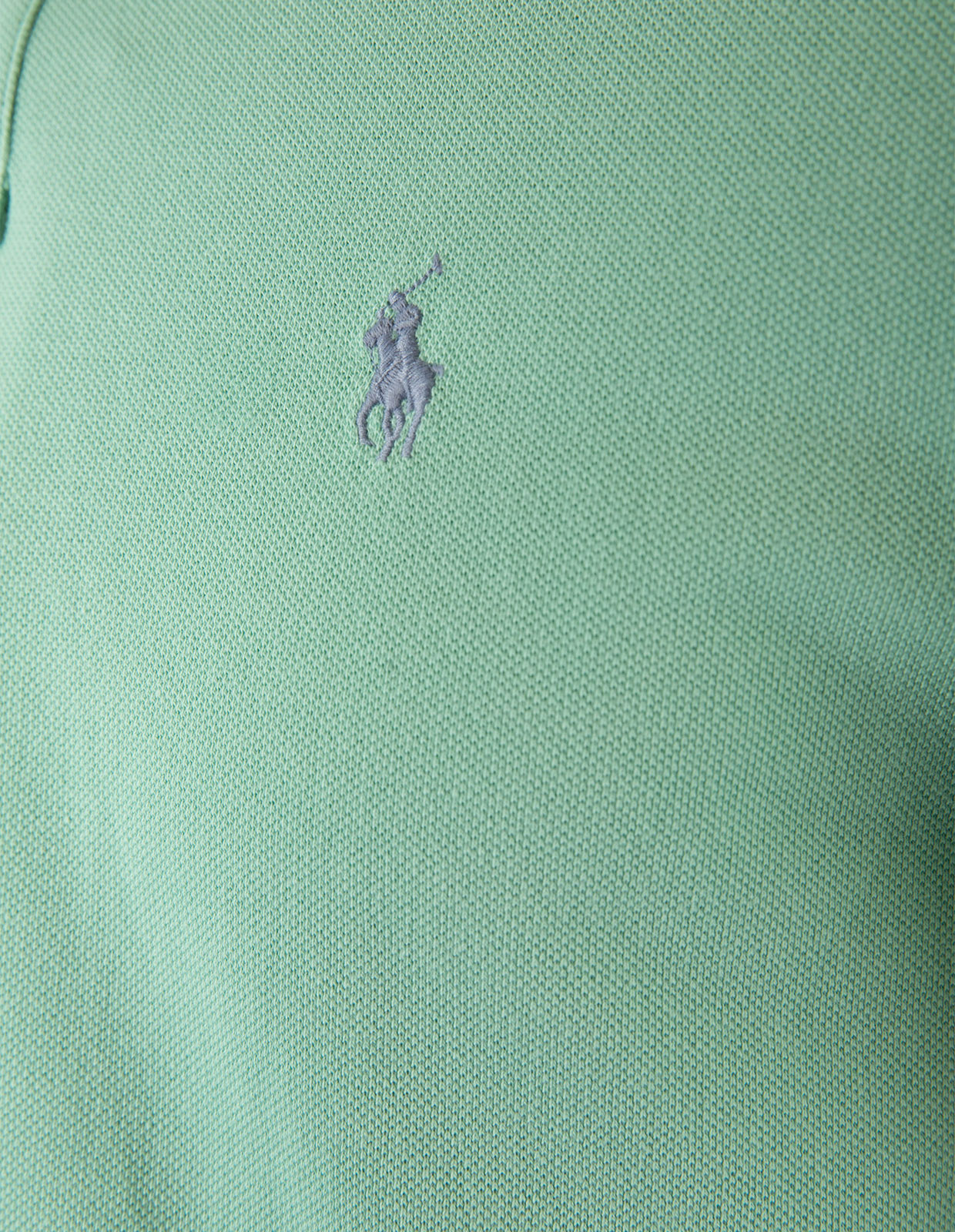 Pikétröja Custom Slim Fit Turkos XXL