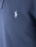 Pikétröja Custom Slim Fit Denimblå XXL