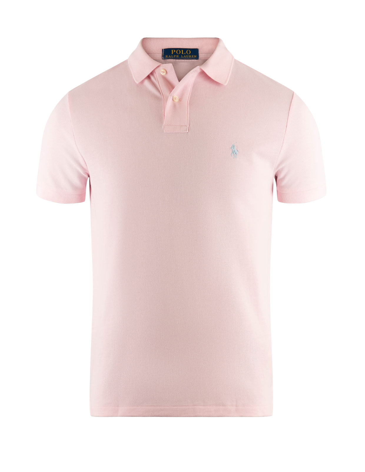 Pikétröja Custom Slim Fit Ljusrosa