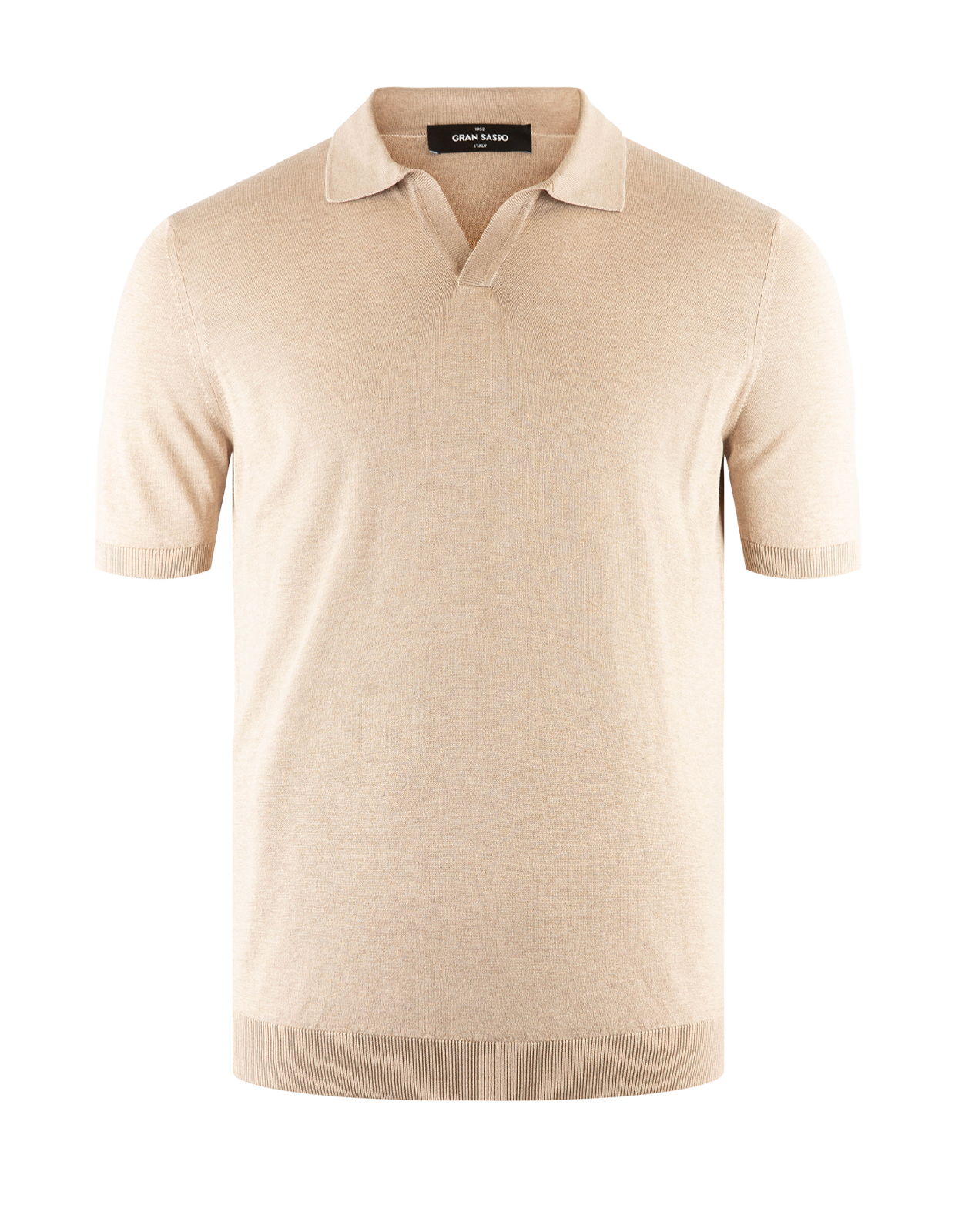 Polo Piquet Silk Beige