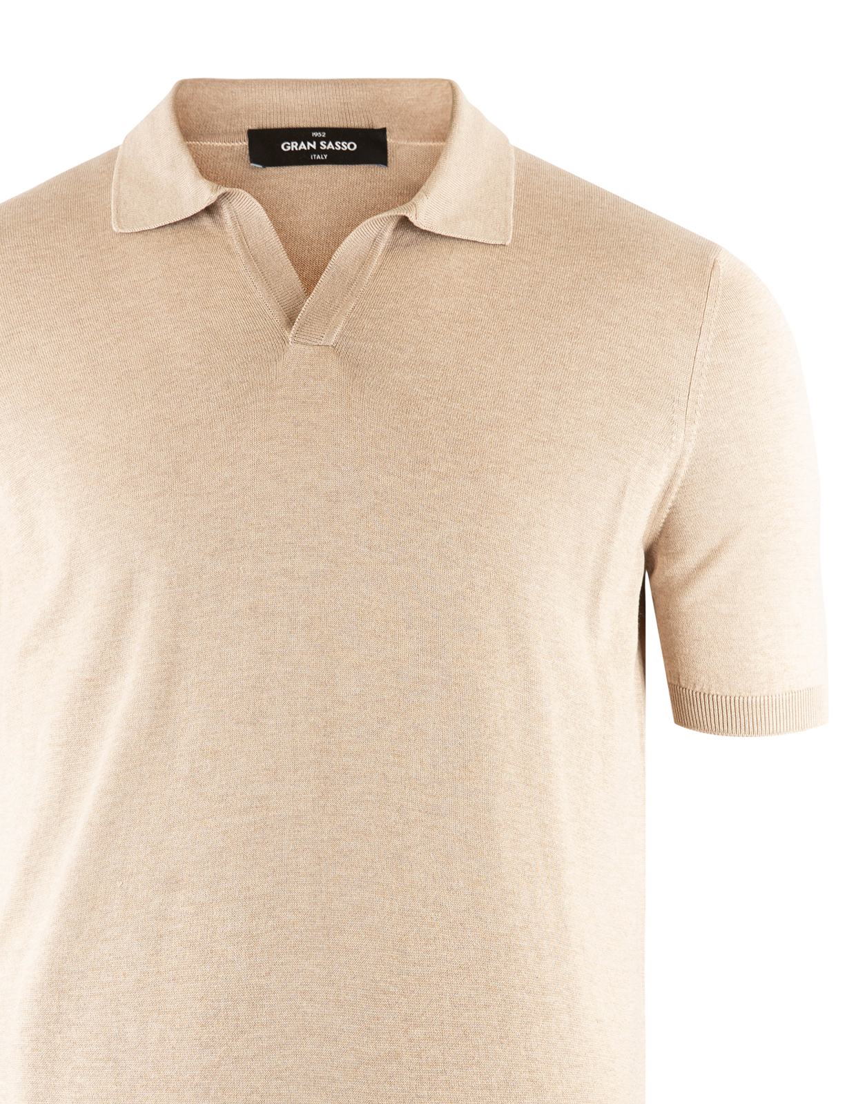 Polo Piquet Silk Beige