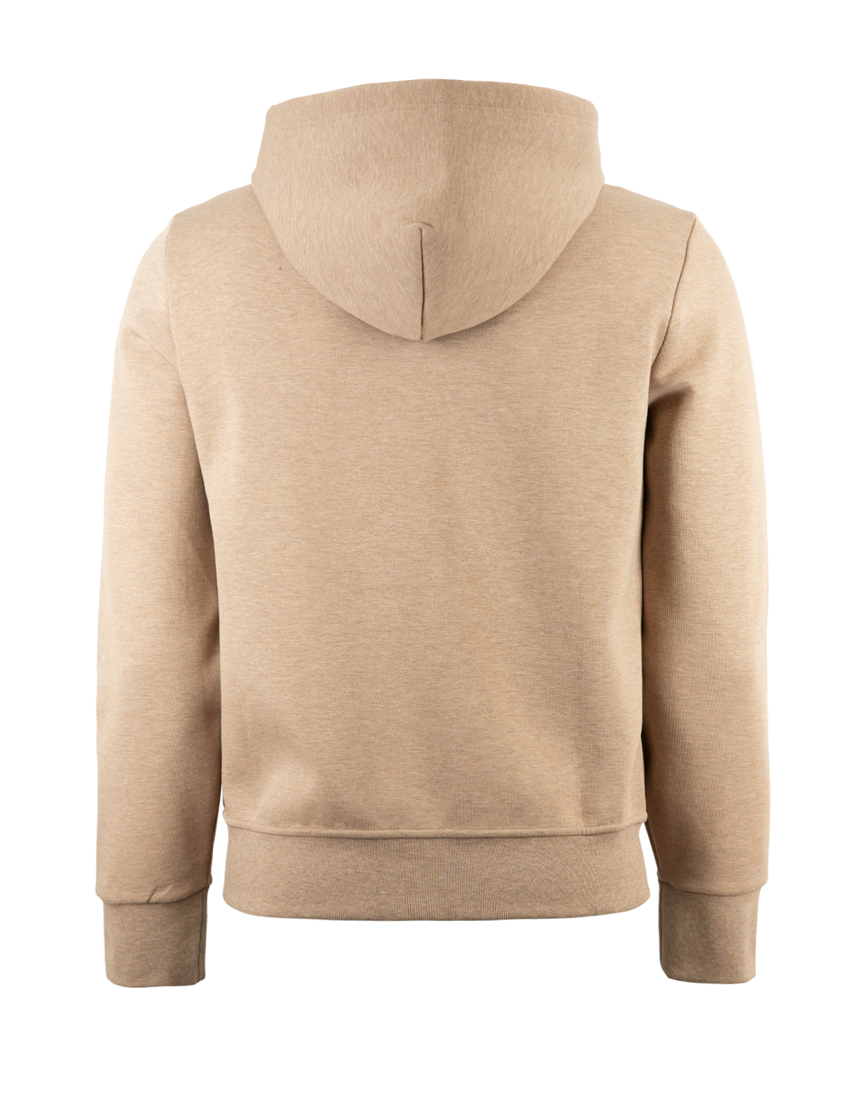 Hoodie Full-Zip Ljusbrun