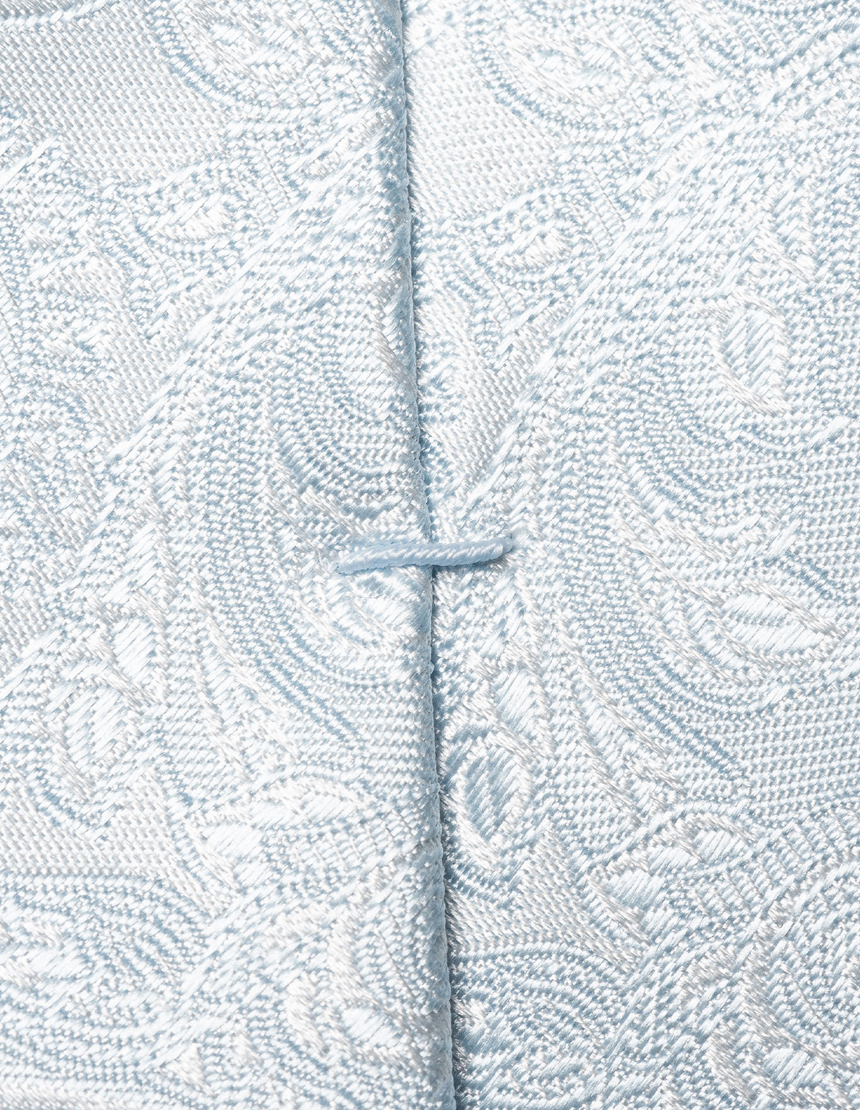 Slips Siden Ljusblå Paisley One Size