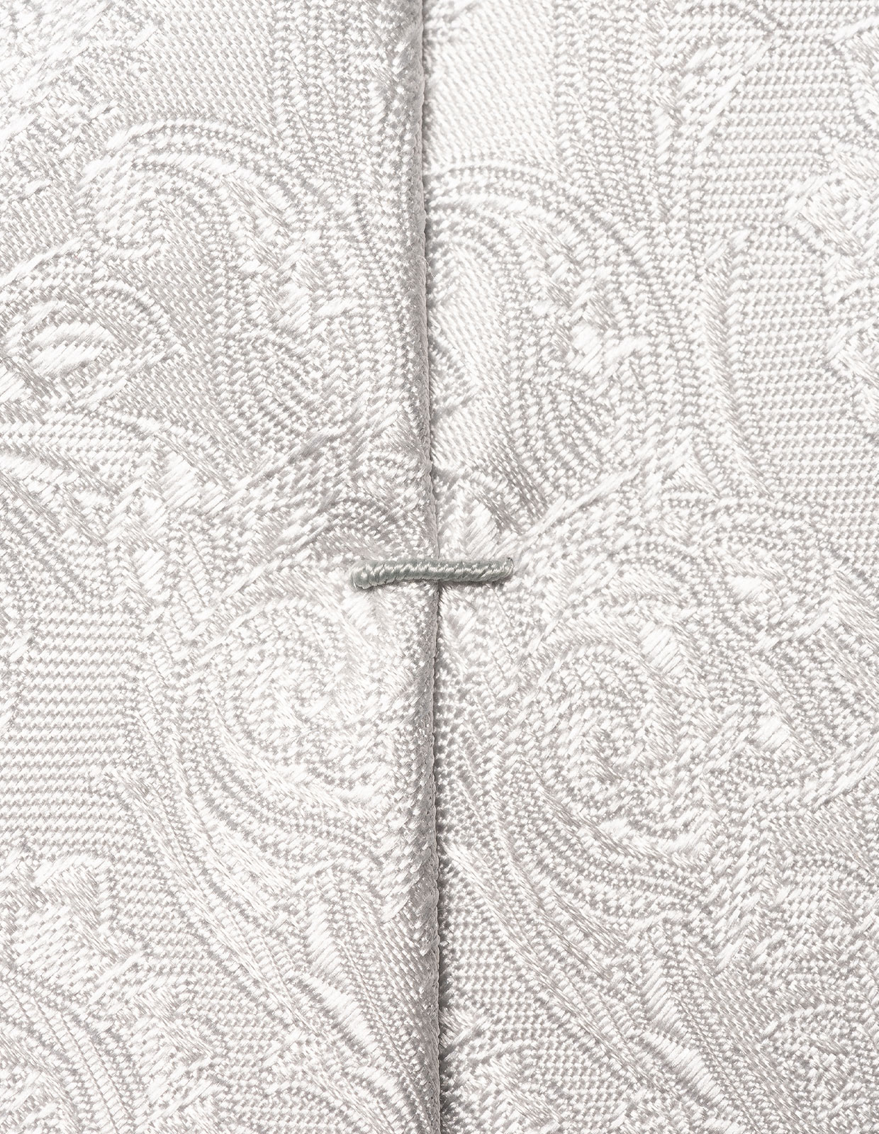 Slips Siden Silvergrå Paisley One Size