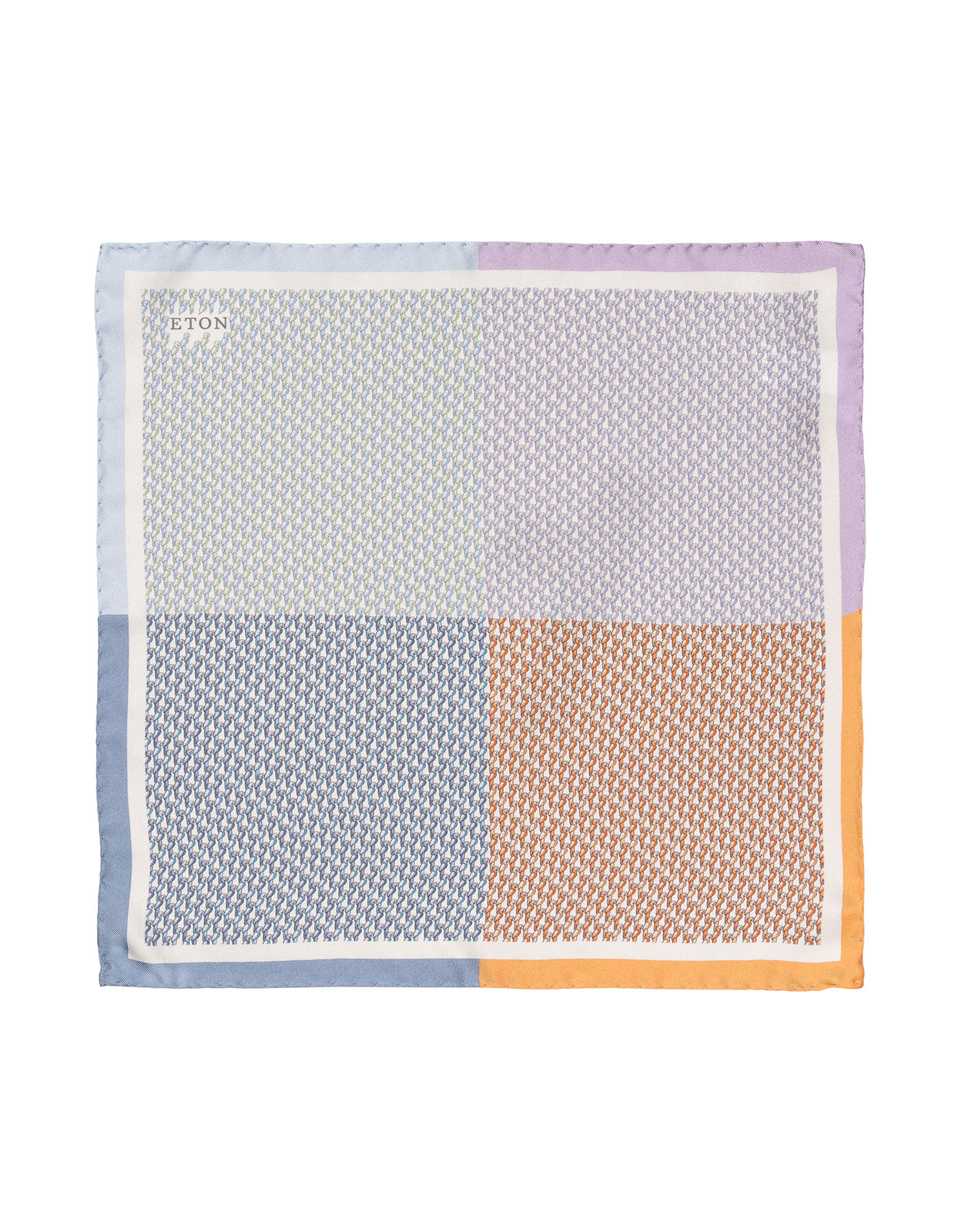Hankie Bröstnäsduk Papegojamönster Blå