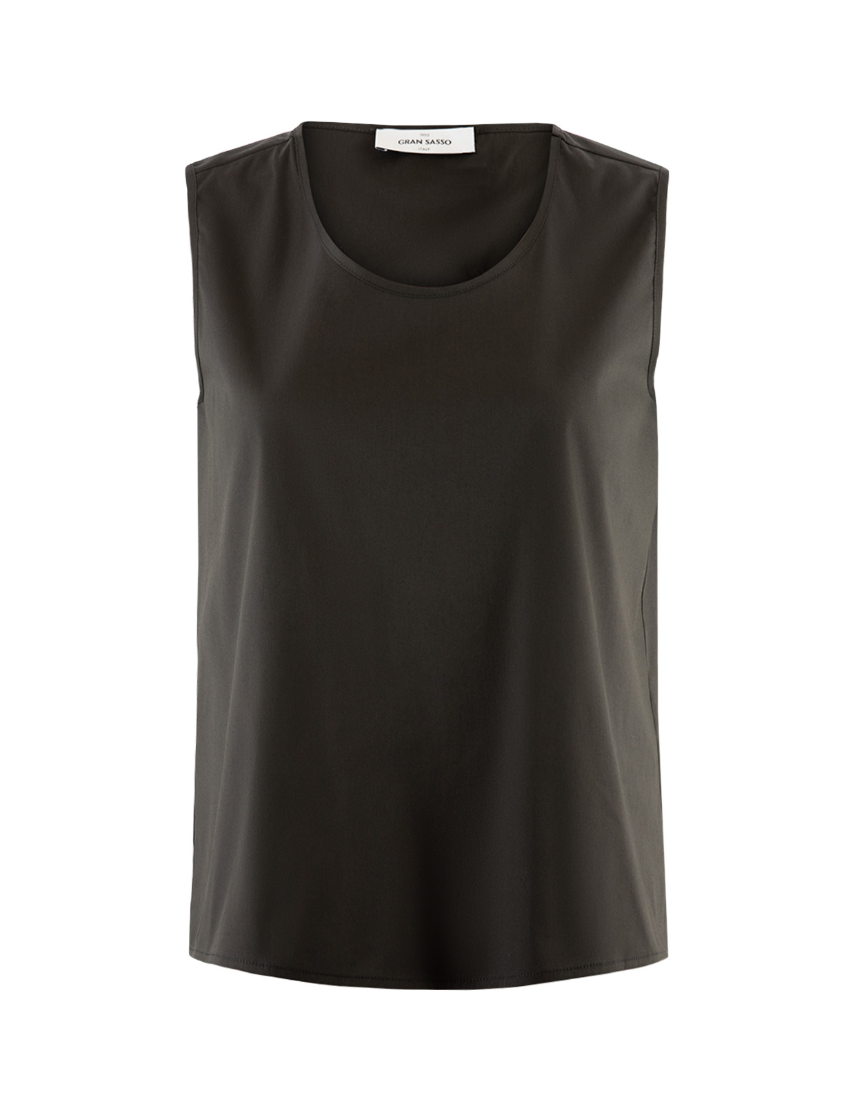 Poplin Tank Top Svart