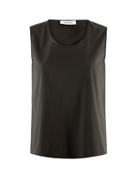 Poplin Tank Top Svart 42