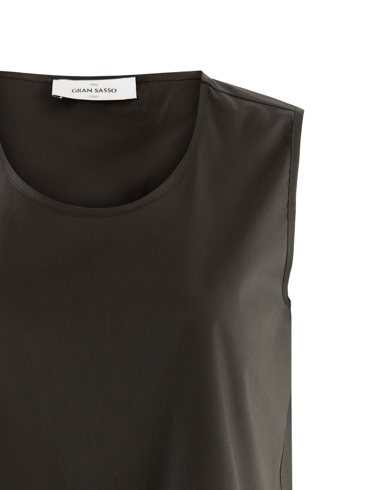 Poplin Tank Top Svart 42