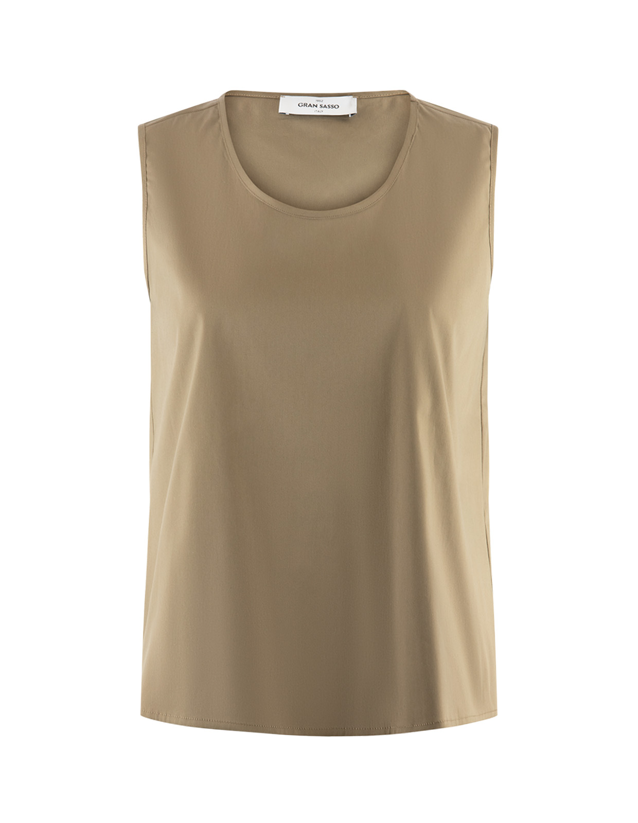 Poplin Tank Top Olivgrön