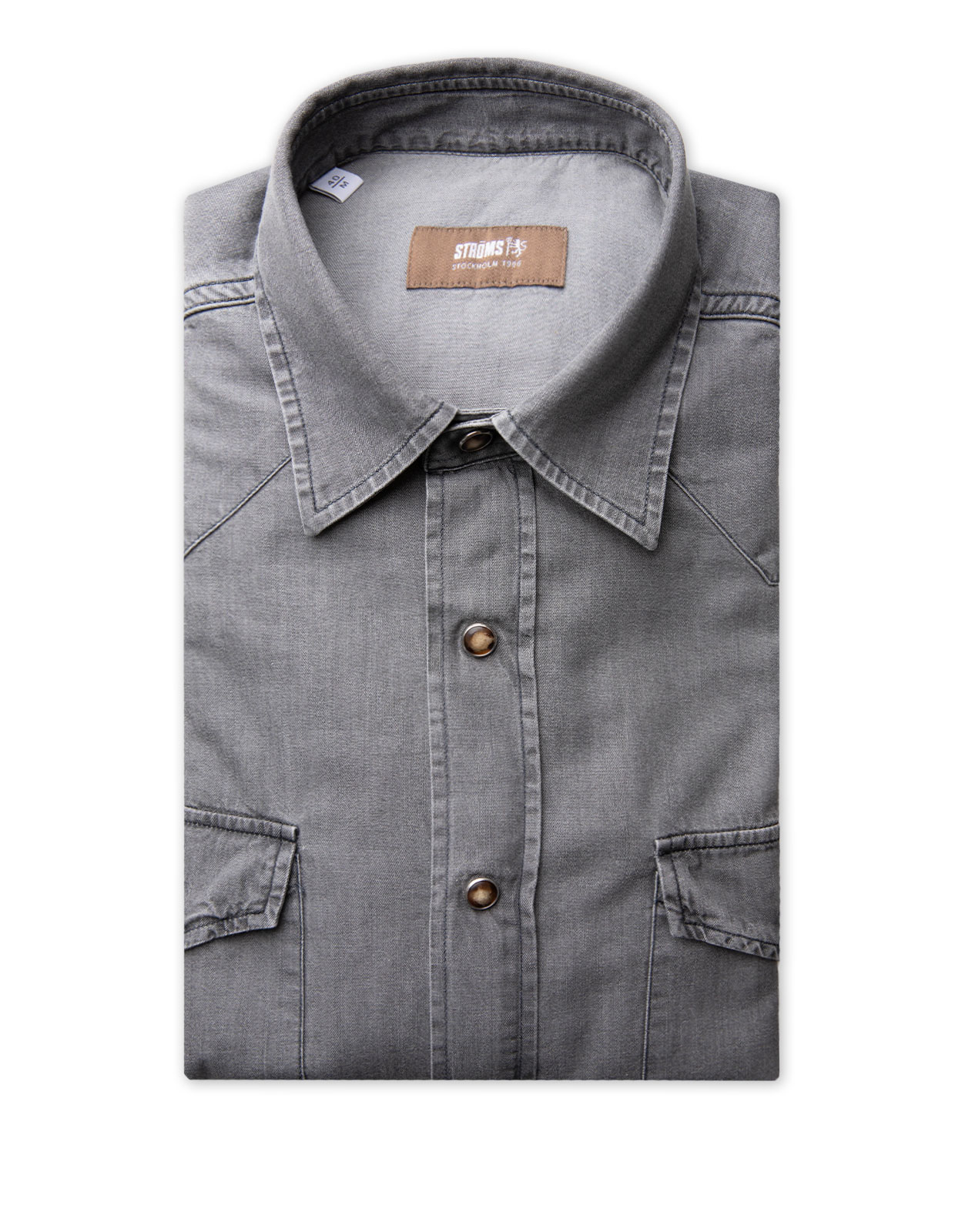 Jeansskjorta Western Grå