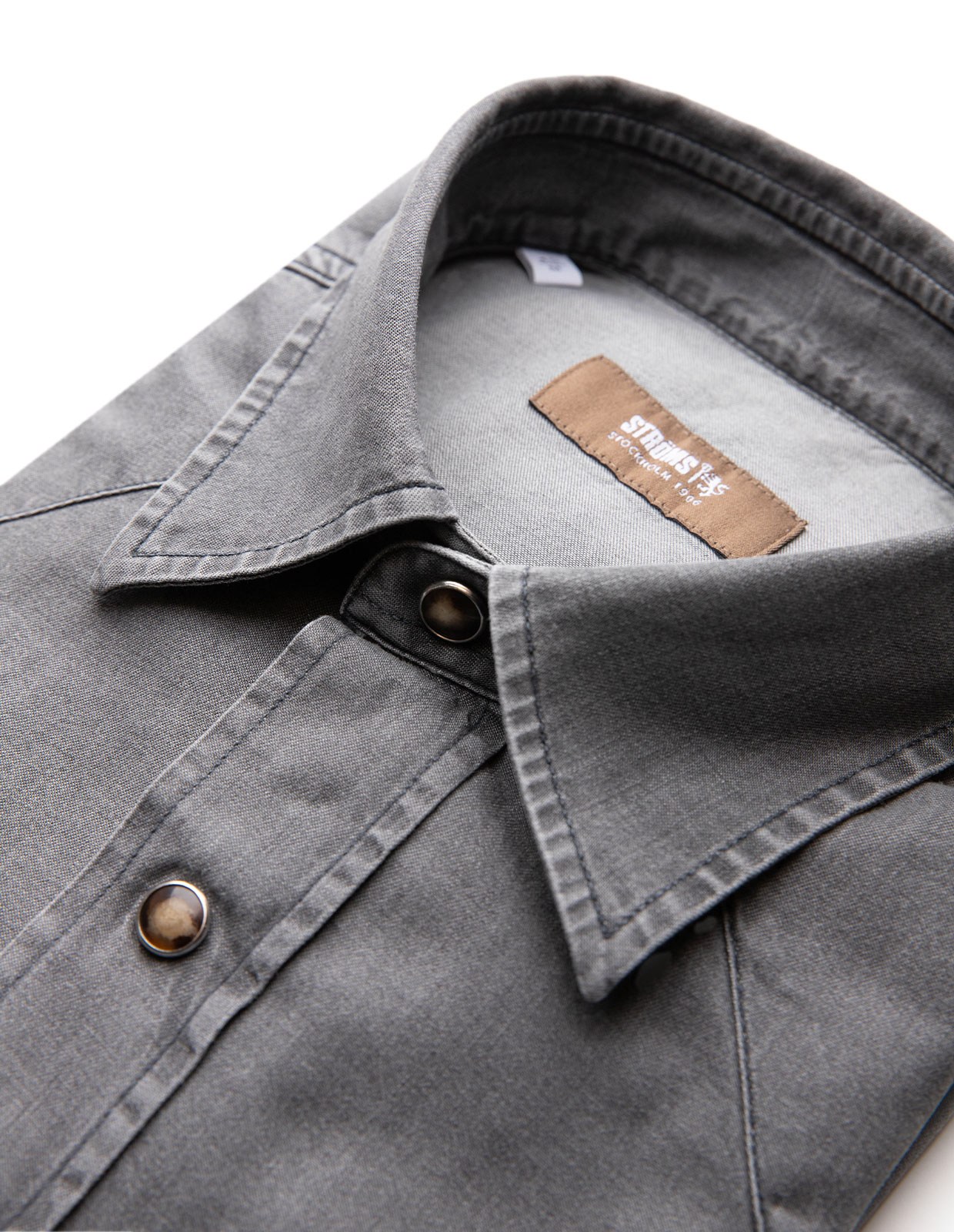 Jeansskjorta Western Grå