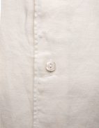 Slim Fit Skjorta Linne Vit