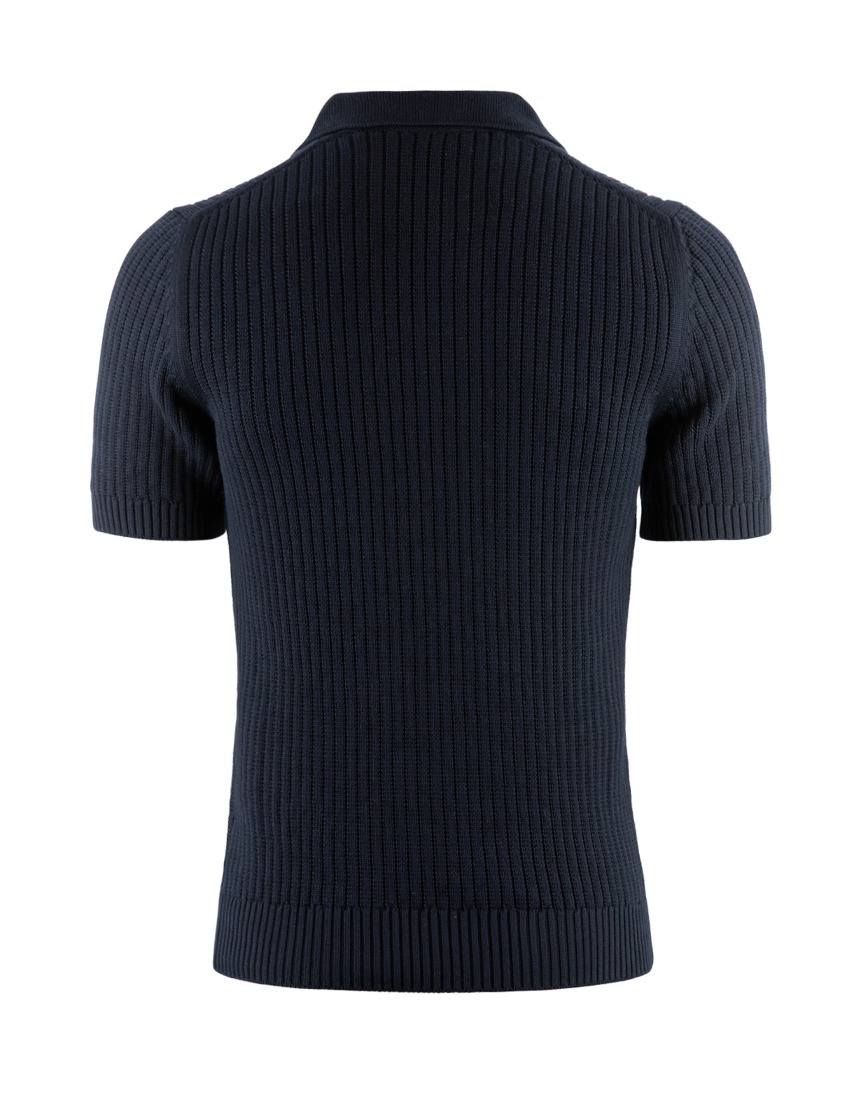 Open Polo Ribbstickad Navy
