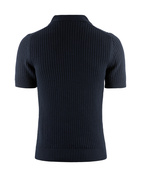 Open Polo Ribbstickad Navy