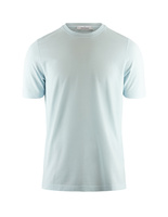 T-shirt Cotton Crew Neck Ljusblå