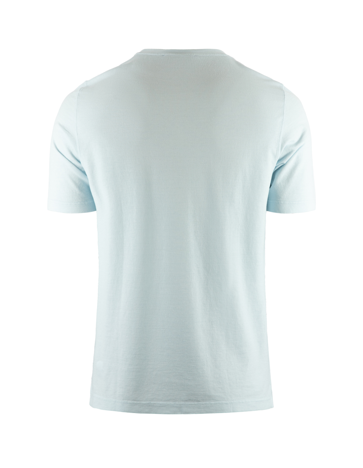 T-shirt Cotton Crew Neck Ljusblå