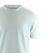 T-shirt Cotton Crew Neck Ljusblå