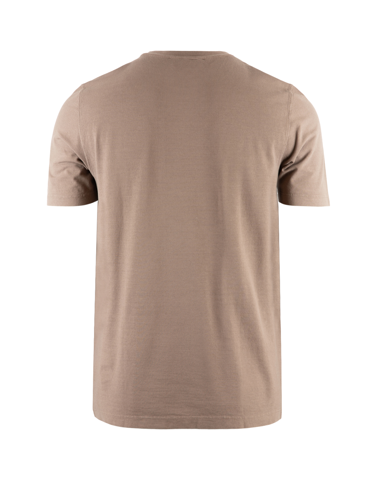 T-shirt Cotton Crew Neck Gråbeige