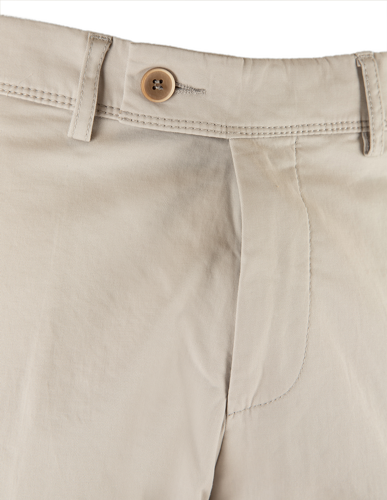 Regular Chinos Bomull Stretch Ljusbeige 56