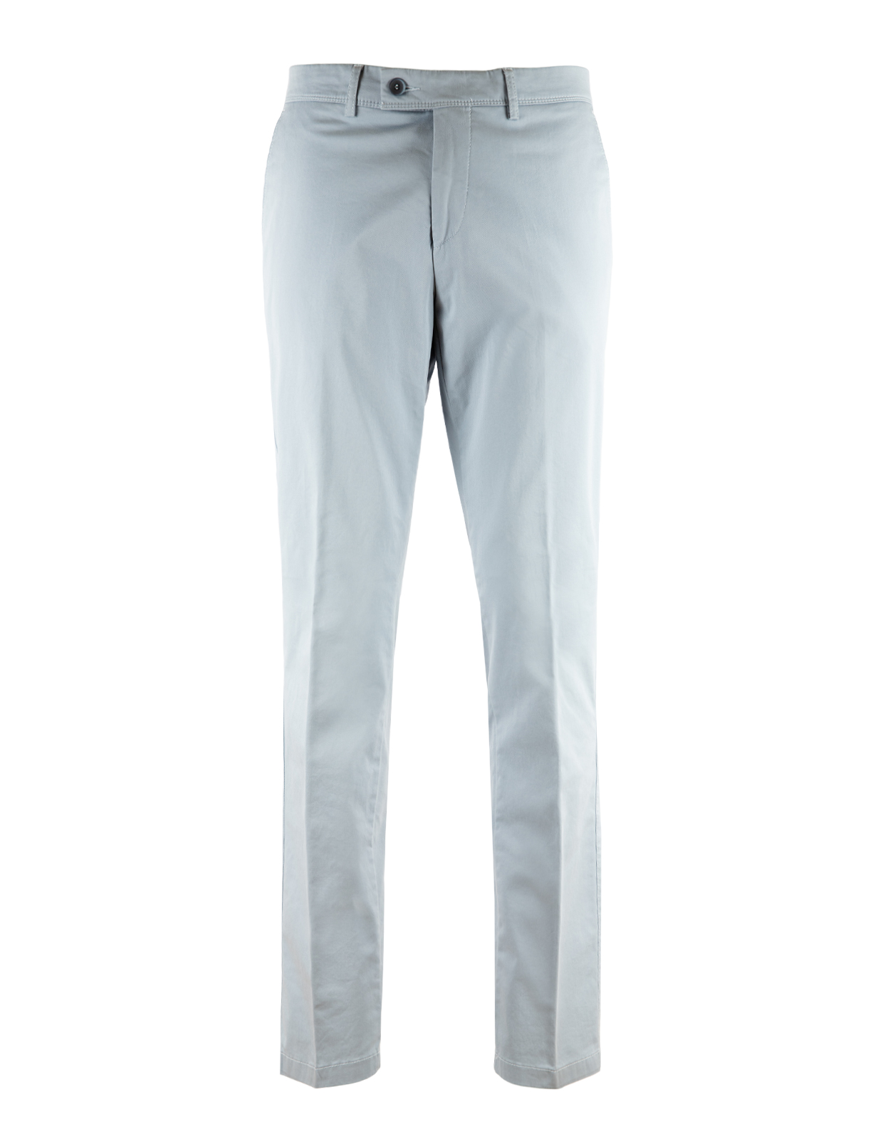 Regular Chinos Bomull Stretch Ljusblå