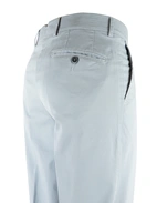 Regular Chinos Bomull Stretch Ljusblå